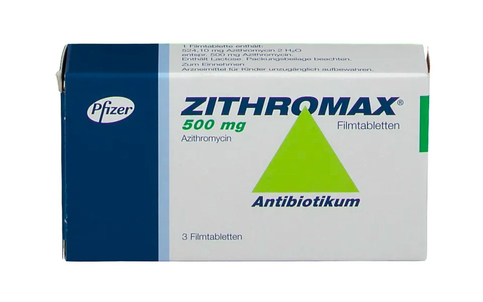 Zithromax (Azithromycin).